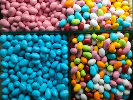 colorful candies with a variety of flavors, there are flavors of chocolate, vanilla, strawberry, etc. 7 may 2023 Turkiye explore photo