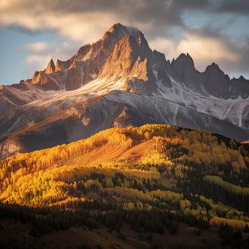Beautiful mountain background., Illustration photo