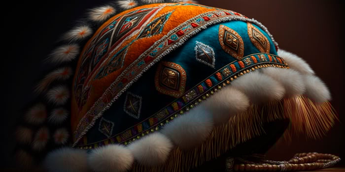 Traditional Russian Shapka Ushanka Hat from the 19th Century photo