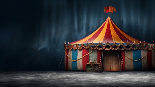 Circus background. Illustration photo