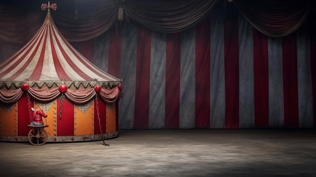 Circus background. Illustration photo