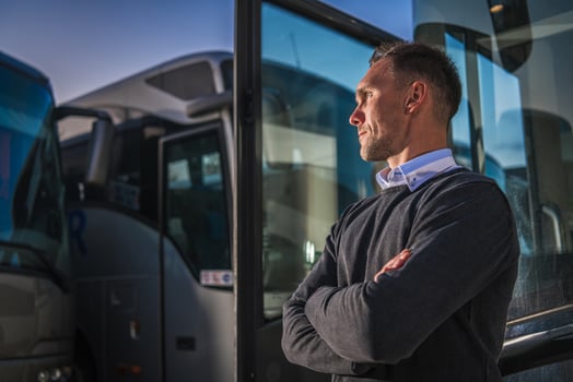 Shuttle Buses Public Transportation Company Owner photo