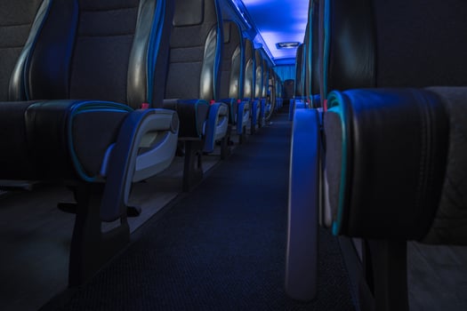 Modern Comfortable International Shuttle Coach Bus photo
