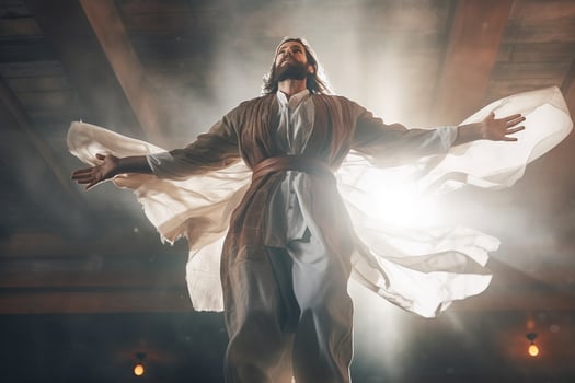 Ascension day of jesus christ or resurrection day of son of god. Good friday. Ascension day concept in church by photo