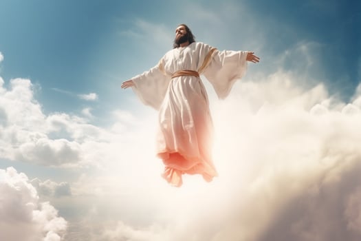 Ascension day of jesus christ or resurrection day of son of god. Good friday. Ascension day concept by photo
