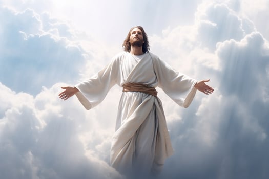 Ascension day of jesus christ or resurrection day of son of god. Good friday. Ascension day concept by photo