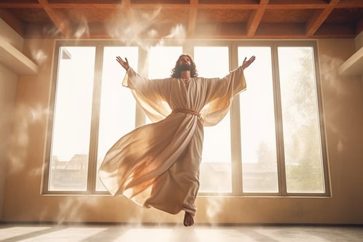 Ascension day of jesus christ or resurrection day of son of god. Good friday. Ascension day concept by photo
