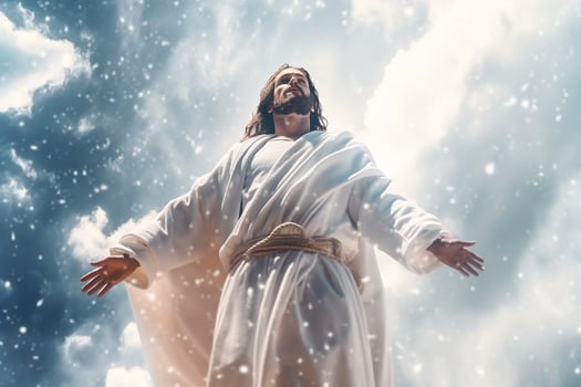 Ascension day of jesus christ or resurrection day of son of god. Good friday. Ascension day concept by photo