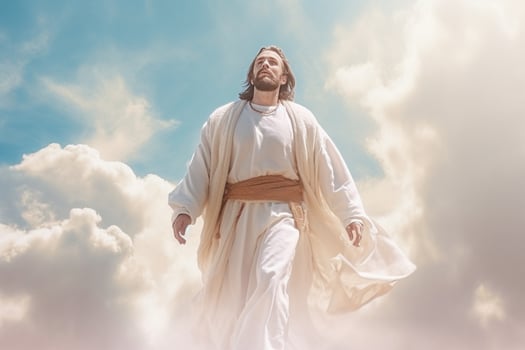 Ascension day of jesus christ or resurrection day of son of god. Good friday. Ascension day concept by photo