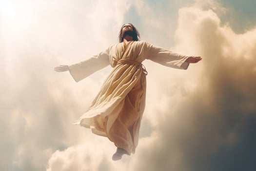 Ascension day of jesus christ or resurrection day of son of god. Good friday. Ascension day concept by photo