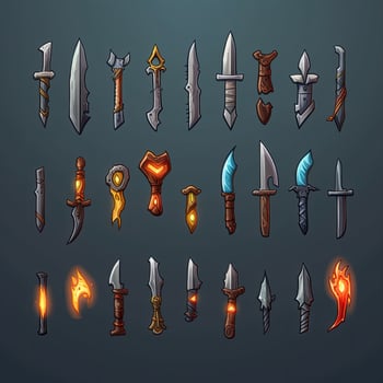 sharp knife weapon game photo