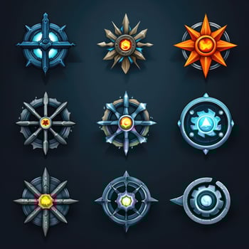 icon shuriken weapon game photo