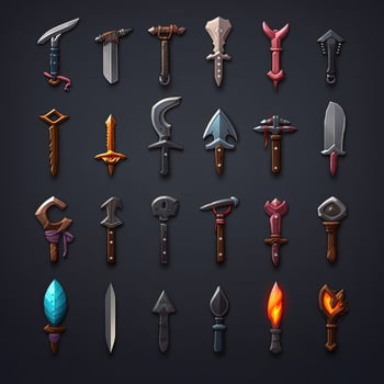 hunting knife weapon game photo