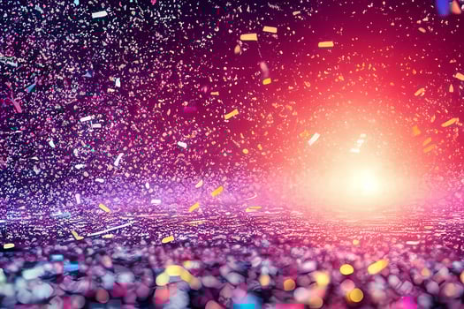 colorful confetti fancy background photo