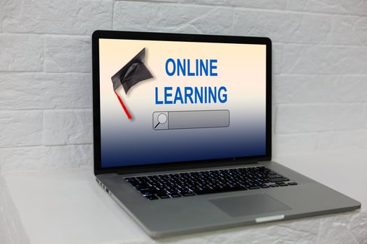 Coronavirus quarantine. Kids stay at home, Distance learning online education. Social isolation. photo