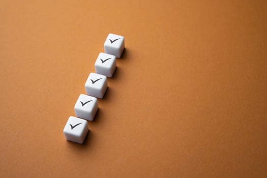 Everything is ready to go. Checkboxes in the list by items. Tasks completed. Full readiness. Fact check. Organization and preparedness. Fulfill all requirements. Satisfaction of completing tasks photo