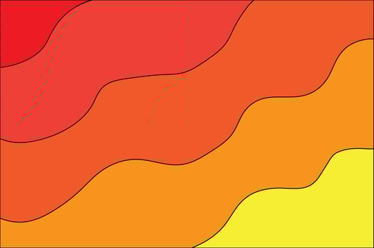 Abstract Red-Blue-Green Wave Theme photo