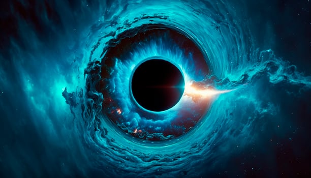Cosmic Gateway A Portal to Another Dimension Through a Black Hole's Vortex photo
