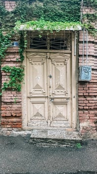old and vintage doors background photo