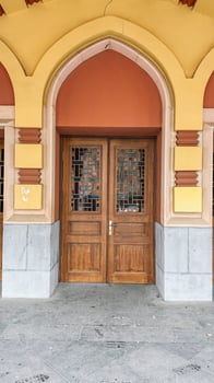 old and vintage doors background photo