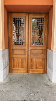 old and vintage doors background photo