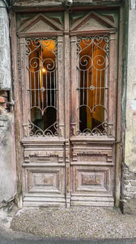 old and vintage doors background photo