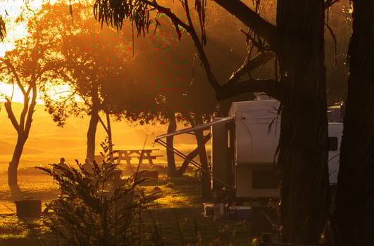 Summer Weekend RV Travel Trailer Getaway photo