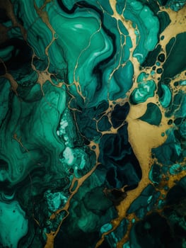 High Resolution Green and Gold Marble Texture, photo