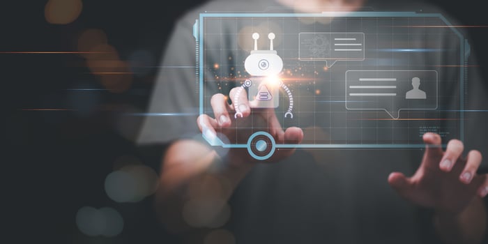 artificial intelligence ,concept of communication and interaction with technology ,Big data collection to process results ,Chatbot Chat with AI ,future world innovation ,Chat bot assistant photo