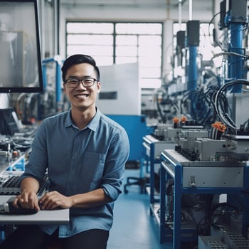 photo portrait male engineer
