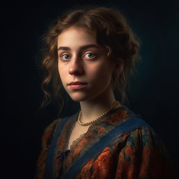 portrait of a fashion women photo