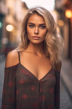 portrait of a fashion women photo