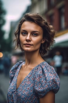 portrait of a fashion women photo