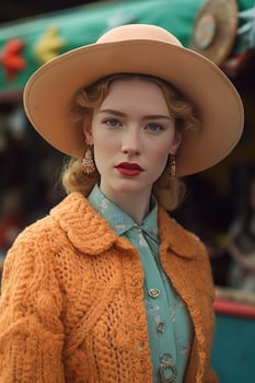 portrait of a fashion women photo