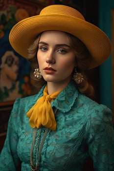 portrait of a fashion women photo