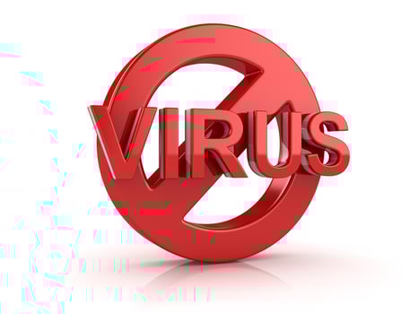 No Virus Symbol photo