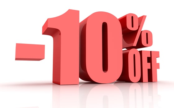 10 Percent Discount photo