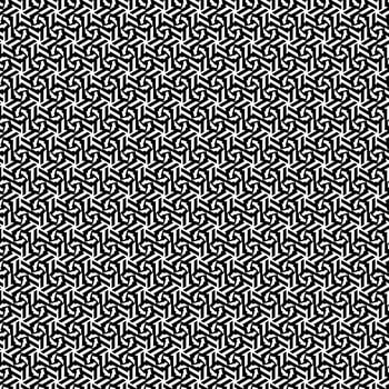 Geometric Ornamental Pattern, Isolated Background. photo
