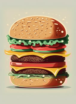 Vintage retro poster from 50s, 60s. Fast food, burger, cheeseburger delivery. Grunge poster. Vintage retro poster from 50s, 60s. Fast food, burger, cheeseburger delivery. . photo