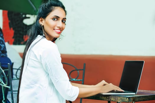 Beautiful Indian businesswoman photo