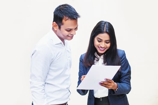Asian business coworkers together photo
