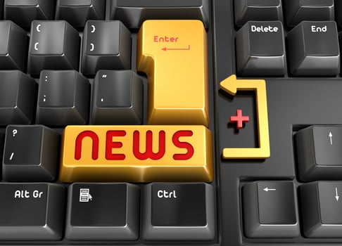 News button 3d Image photo