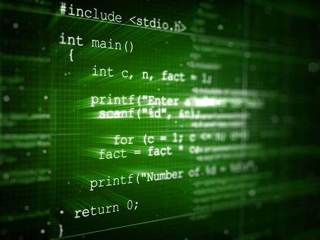 Program Code 3d Render photo