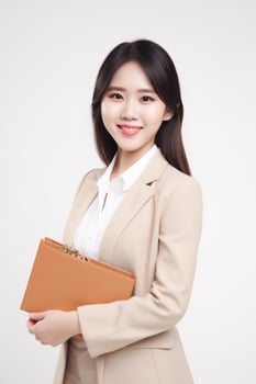 Portrait asian business woman smiling confident photo