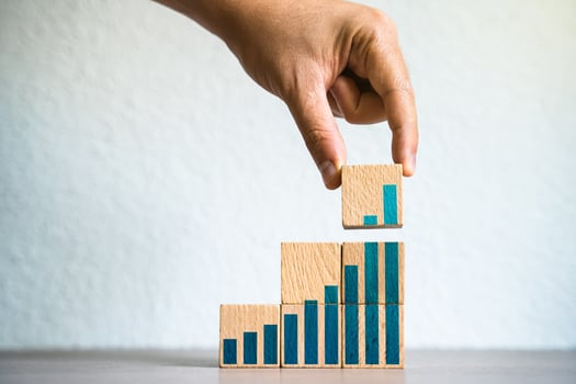 Make a successful business. Personal growth. Increasing sales and profits, improving performance. Economic growth. Financial success. Improving productivity and efficiency. Ecology, industry. photo