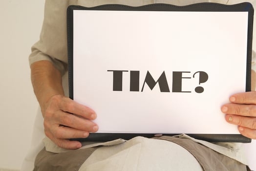 A word Time on the board photo