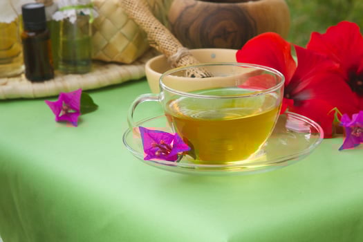 A cup of herbal tea photo