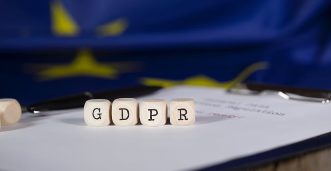 General Data Protection Regulation concept photo