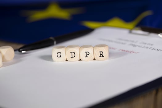 General Data Protection Regulation concept photo