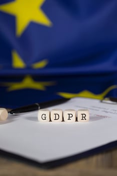 General Data Protection Regulation concept photo